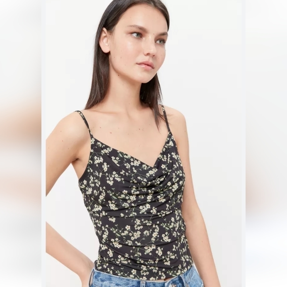 Urban Outfitters Ladies BOHO Floral Print Tank Top- size SP